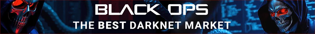 BlackOps darknet market official banner — BTC and XMR privacy marketplace